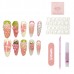 Hand-Pinched Colorful Grapes, a Novel and Original Scene Press-on Nails