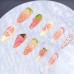 Hand-Pinched Colorful Grapes, a Novel and Original Scene Press-on Nails