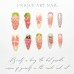 Hand-Pinched Colorful Grapes, a Novel and Original Scene Press-on Nails