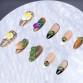 Hand-kneaded colorful fried eggs novelty and originality press on nails