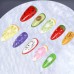 Popular hand-painted strawberry orange pinch press on nails