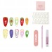 Popular hand-painted strawberry orange pinch press on nails