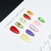 Popular hand-painted strawberry orange pinch press on nails