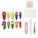 Hand-Pinched Colorful Mushrooms Novelty and Original Press on Nails