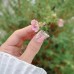 Hand-painted filigree flower liquid metal press on nails